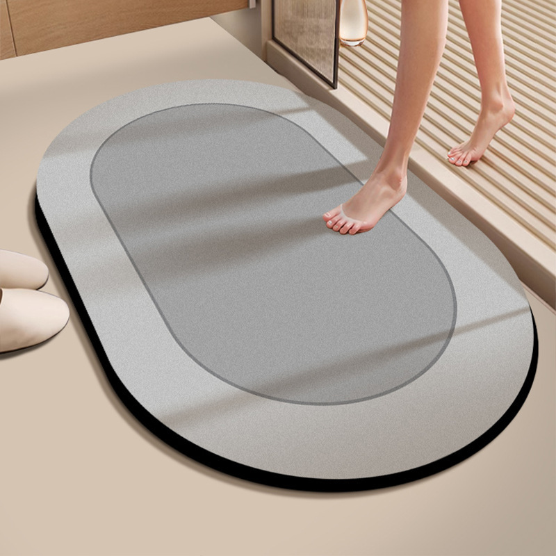 トイレマット浴室滑り止め吸水トイレ強入り口トイレ珪藻泥速乾足マットカーペット風呂|undefined