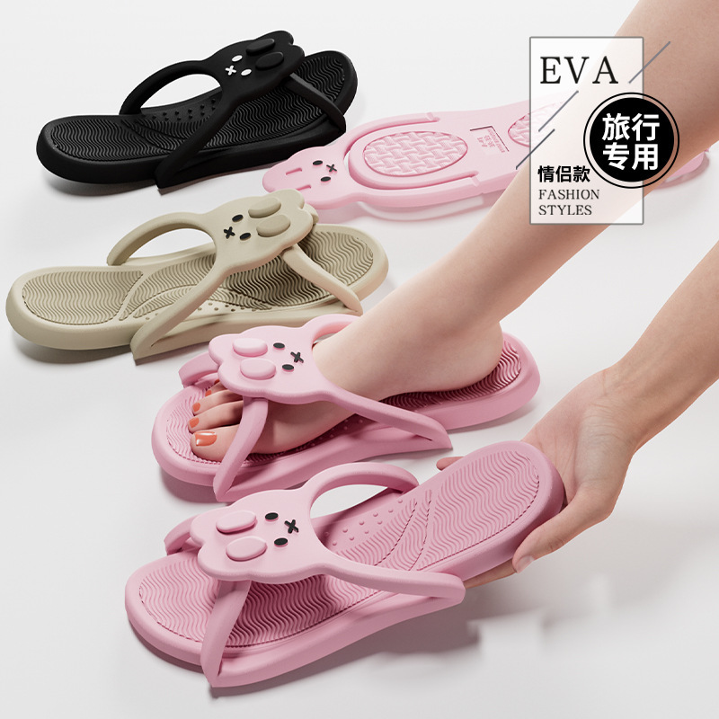 Foldable couple's travel slippers, non-slip, essential for hotel travel, easy to carry, suitable for indoor home and bathroom use for both men and women Foldable couple's travel slippers, non-slip, essential for hotel travel, easy to carry, suitable for indoor home and bathroom use for both men and women