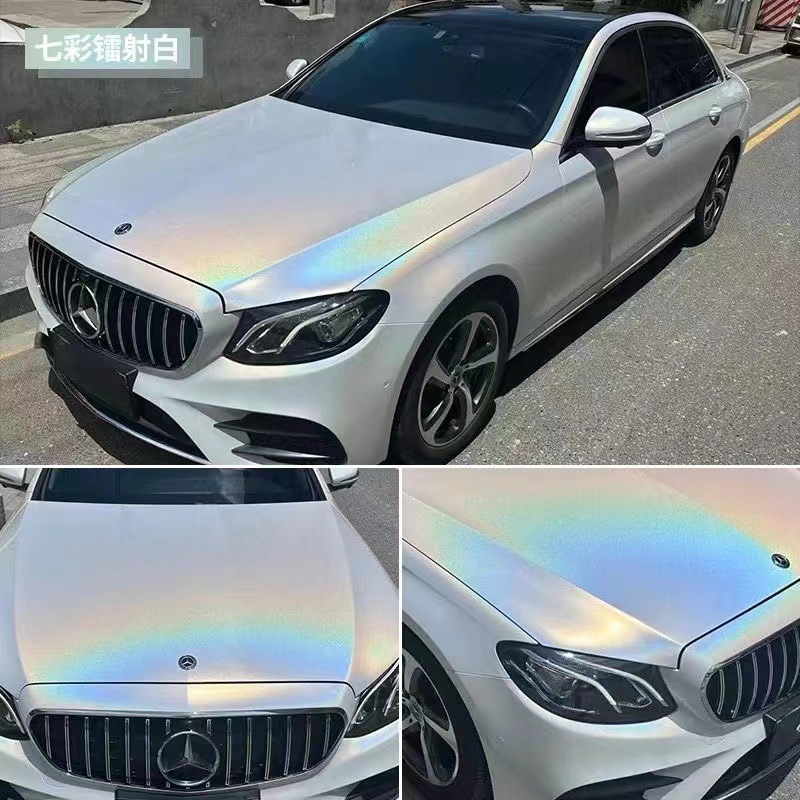 Car Color Change Film PET Base Crystal Piano Black Porcelain Blue Lavender Glacier Blue Whole Car Roll Film