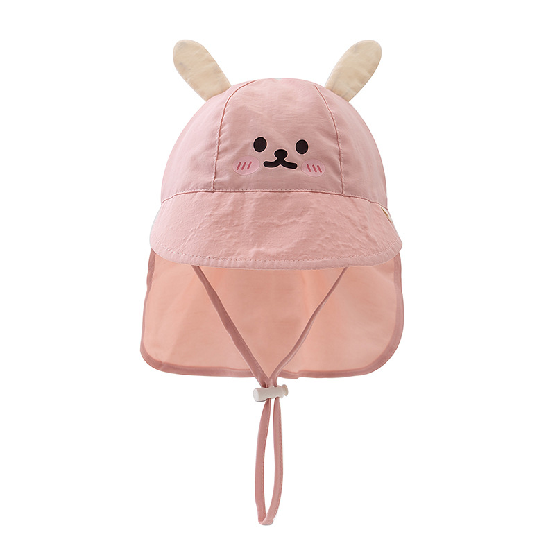 Sombrero de bebé, sombrero de verano, sombrero de verano, sombrero de pescador para bebé, sombrero para el sol para niñas, sombrero de chal al aire libre para panda para niños, delgado