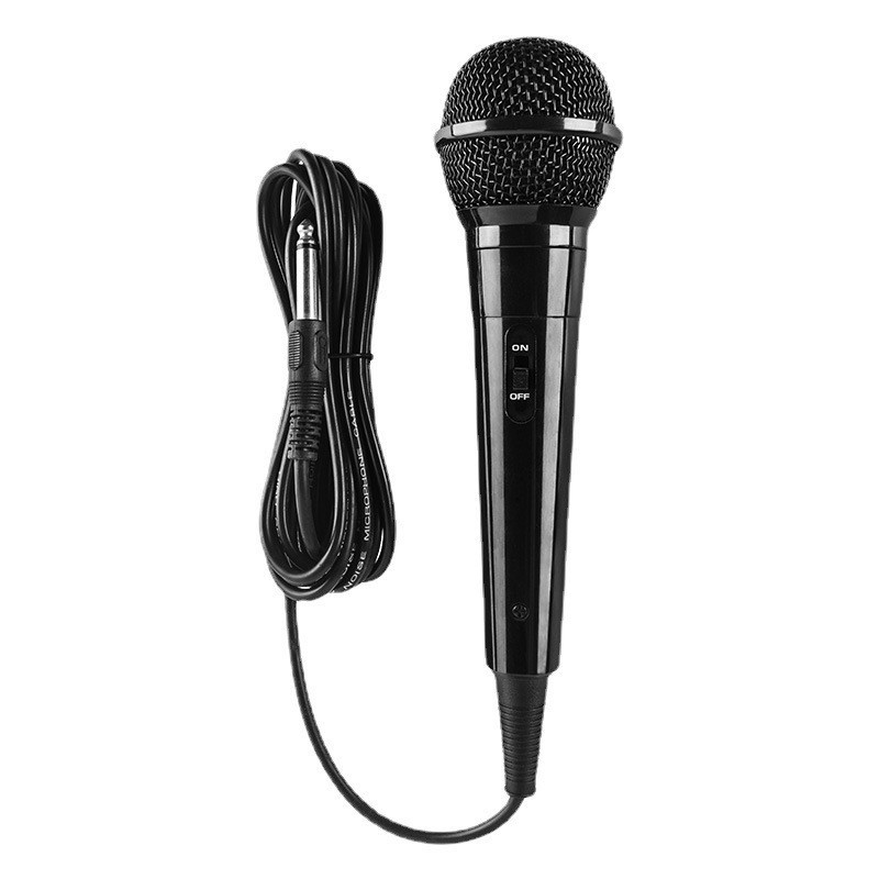 雨碩有線マイク家庭用歌携帯電話中継接続音響アンプサウンドカード動輪麦有線マイク|undefined