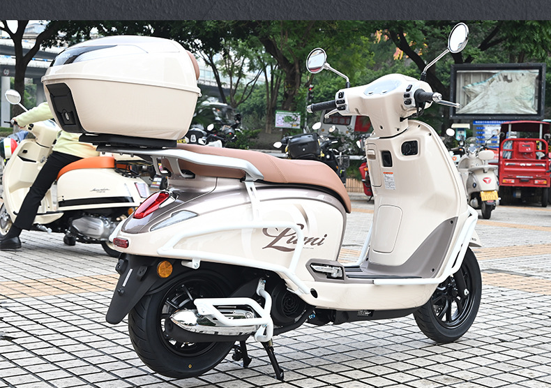 Suitable for Haojue Suzuki Lumi125 Bumper Front and Rear Exhaust Anti-Fall and Anti-Collision Guard Bar Modification Accessories