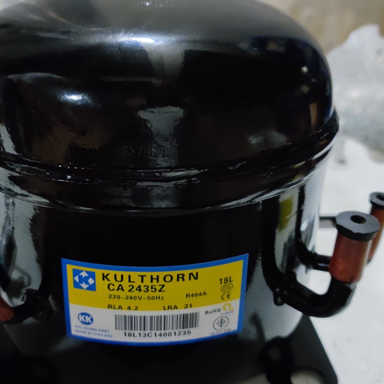 CA2440Z适用于泰国泰康KK制冷压缩机冰箱/酒柜CA2435Z 雪种R404