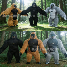 大猩猩人偶服装演出充气猩猩玩偶服人偶装金刚卡通人偶表演服装