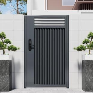 Aluminum Alloy Gate, Aluminum Art Courtyard Villa Double Door, Rural Fence, Home Entrance Door, New Chinese Style Yard Door