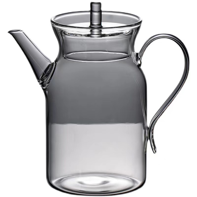 Nuevo estilo de imitación canción olla de vidrio tetera verde resistente al calor tetera fría hogar Kung Fu olla con filtro pequeña flor tetera