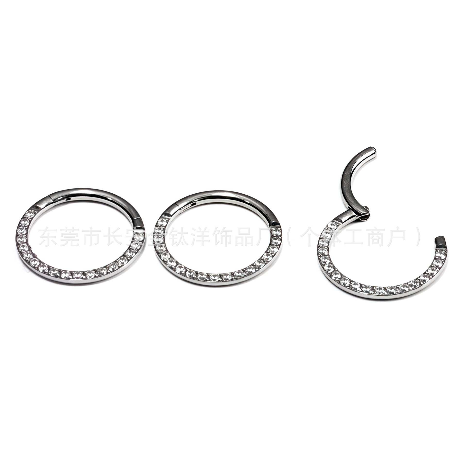 Pointed titanium steel lip stud product view