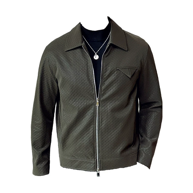 Glossy jacket for leisure, 2023, high-quality style