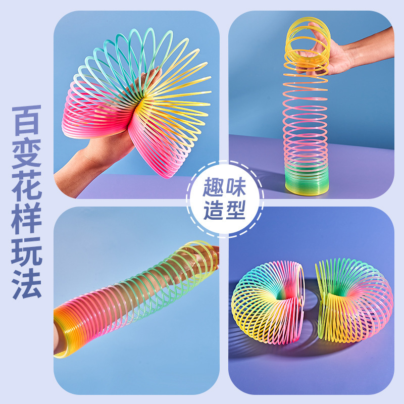 メーカー魔力虹輪ミニ笑顔各種サイズ重ね弾性輪カラフルレトロ子供玩具卸売り|undefined