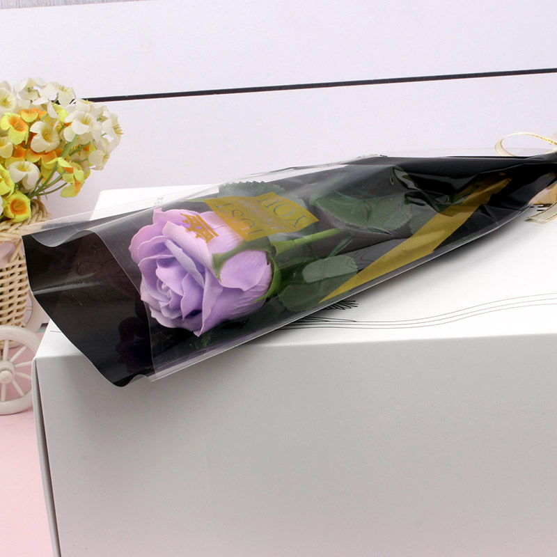 비누 꽃 단일 라이트 퍼플