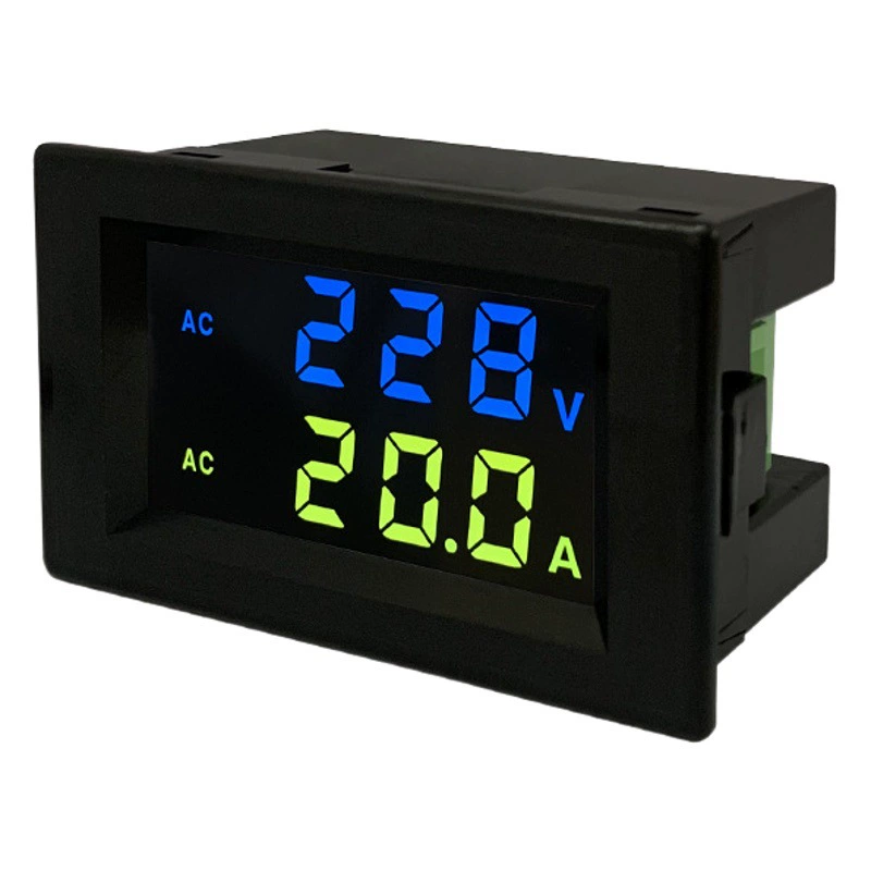 Прямые продажи D85-2042A двойной дисплей небольшой ток и вольтметр ЖК-дисплей переменного тока микро цифровой дисплей ток и вольтметр