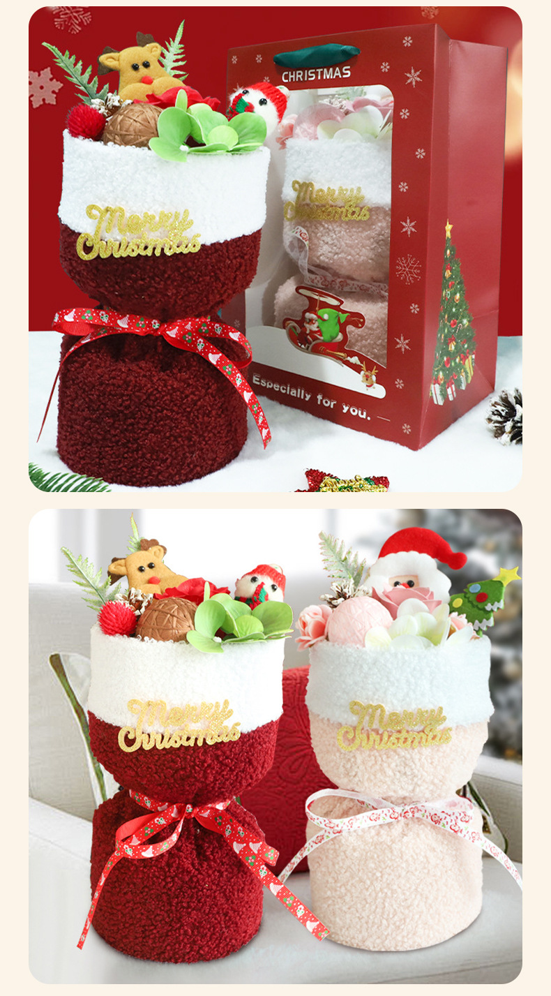 Festival Geschenke Weihnachten Weihnachten Puppe Bouquet Weihnachten Mädchen Geschenk Erweiterte DIY Weihnachten Bouquet Geschenk_voghion.com