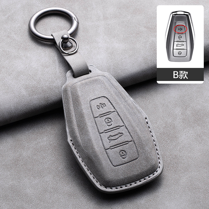 Geely B 라이트 그레이 링 버클