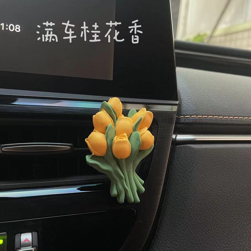 桂花車載香薫自動車円形吹出口装飾香水拡香石車内装飾品ベンツ雰囲気|undefined