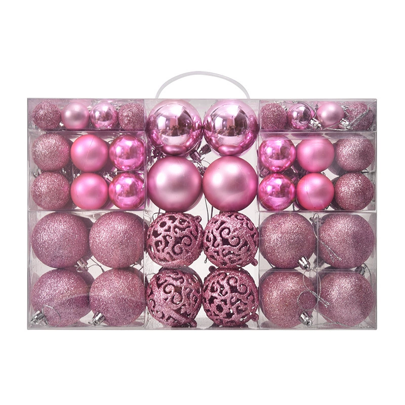 Gift box, plastic set, Christmas decorations, direct factory sales, 3/4/6cm