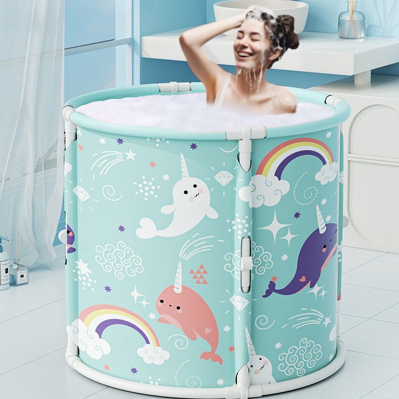 Bath bucket bath bucket adult bath tub extra large bathtub household adult bath bucket installation-free foldable round