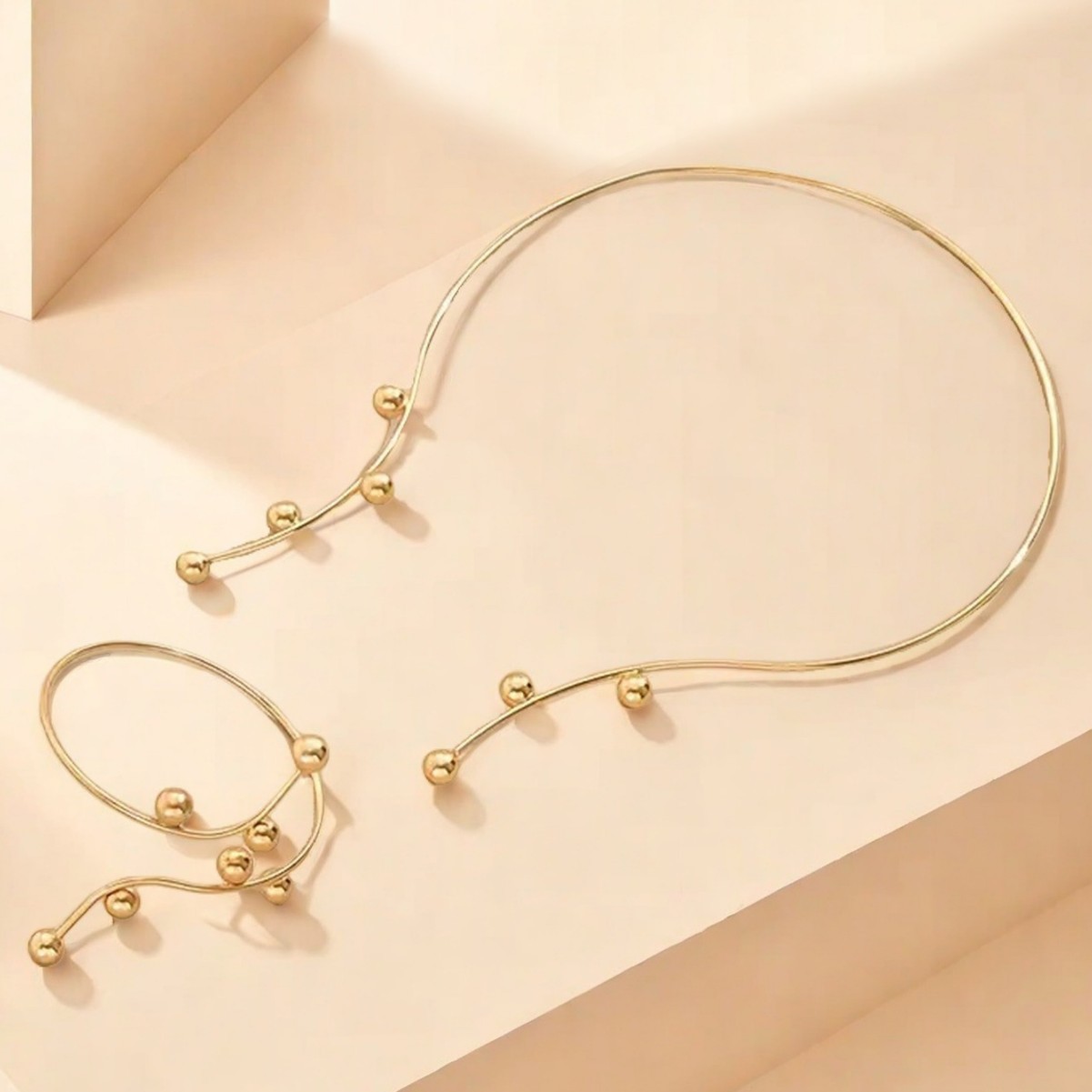 Elegant Simple Style Metal Branches Women's Jewelry Set display picture 2