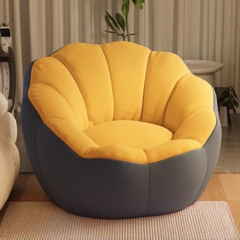 Cute pumpkin | dark gray and yellow [full filling, does not collapse after sitting for a long time]