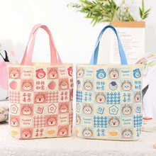 新款帆布包卡通伴手礼宝宝生日龙宝宝礼袋礼品袋手提袋礼物喜乐