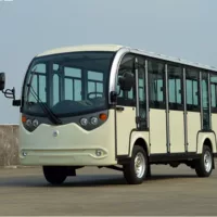 Закрытый 14-местный Электрический экскурсионный автобус LT-S14.F живописная территория школ может быть оснащена кондиционерами