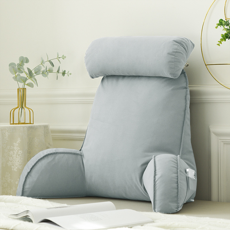 Almohada para teléfono móvil, almohada de lectura para cama, cojín para cabecero, respaldo grande, asiento de sofá, almohada de soporte lumbar, cojín de sofá.