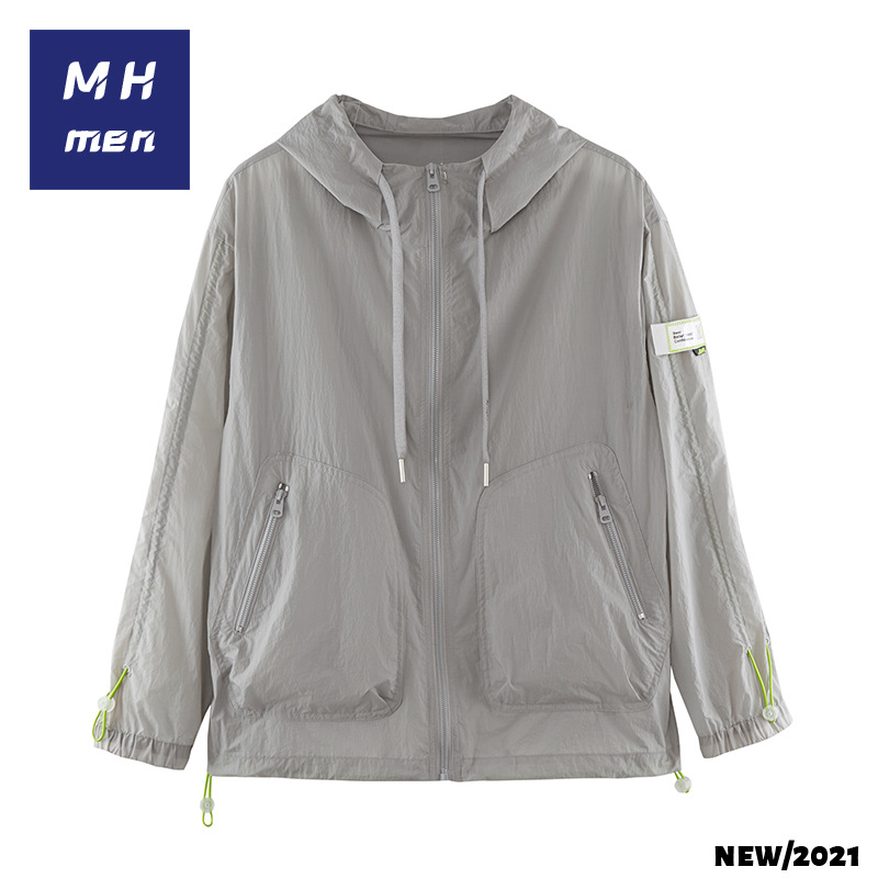 MH Men's 2021 Summer New Simple Pure Col...