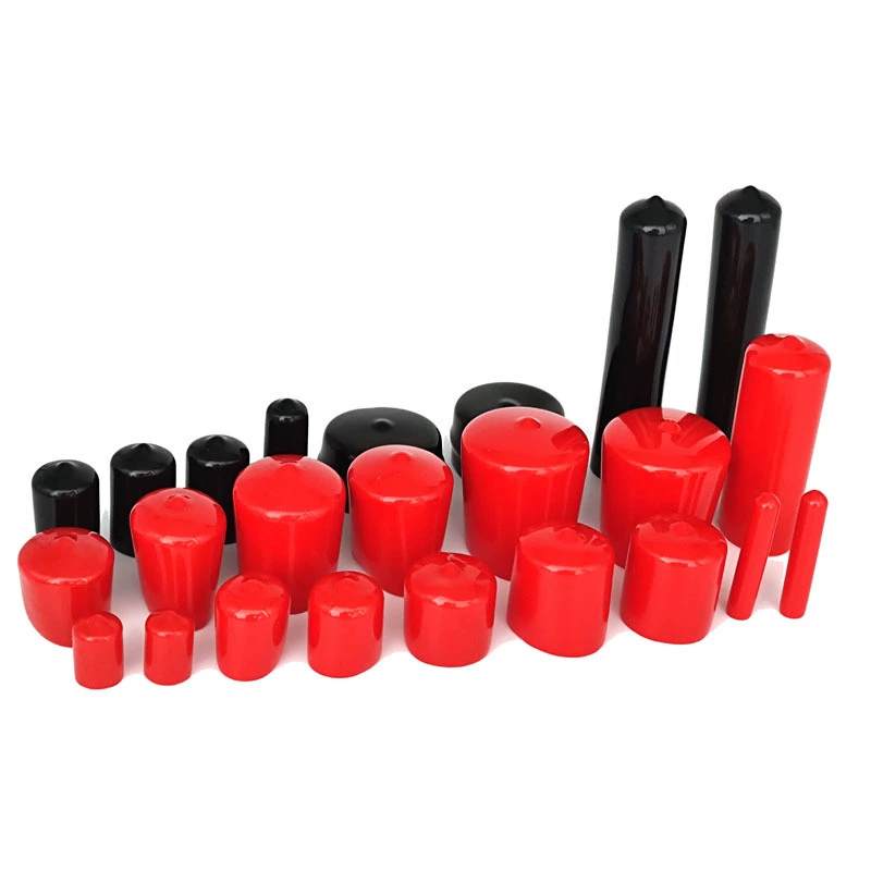 PVC protective rubber sleeves and caps, soft PVC protective case, multiple diameters
