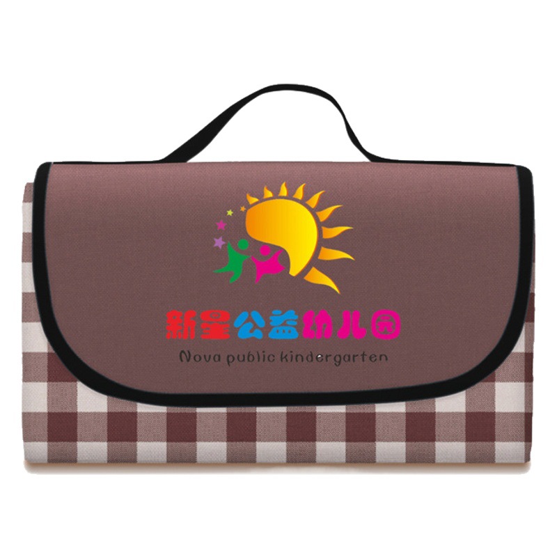 Cross-Border Dropshipping Outdoor Thickeneded Large Moisture-Proof Mat Camping Style Tent Waterproof Floor Mat Pvc Oxford Cloth Picnic Mat Customization