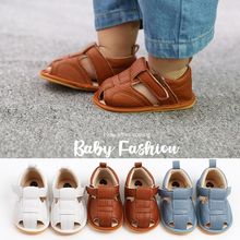 夏季韩版0-1岁婴儿学步鞋凉鞋男女宝宝3-6-8个月防掉防滑包头学前