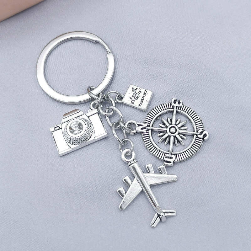 Alloy Material 1 Piece Casual Retro Simple Style Letter Alloy Plating Keychain