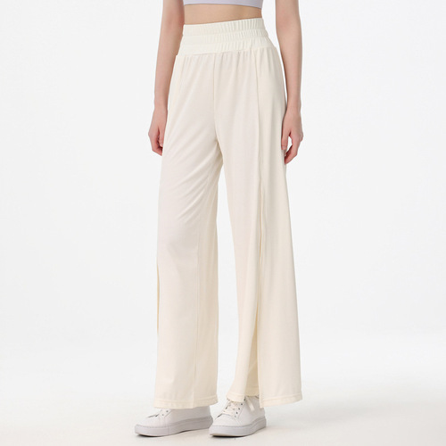 Sports pants women's loose straight running casual trousers summer thin wide leg yoga slimming fitness pants