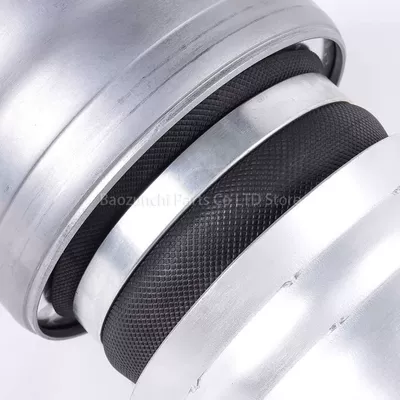 front pneumatic shock absorber, damping system