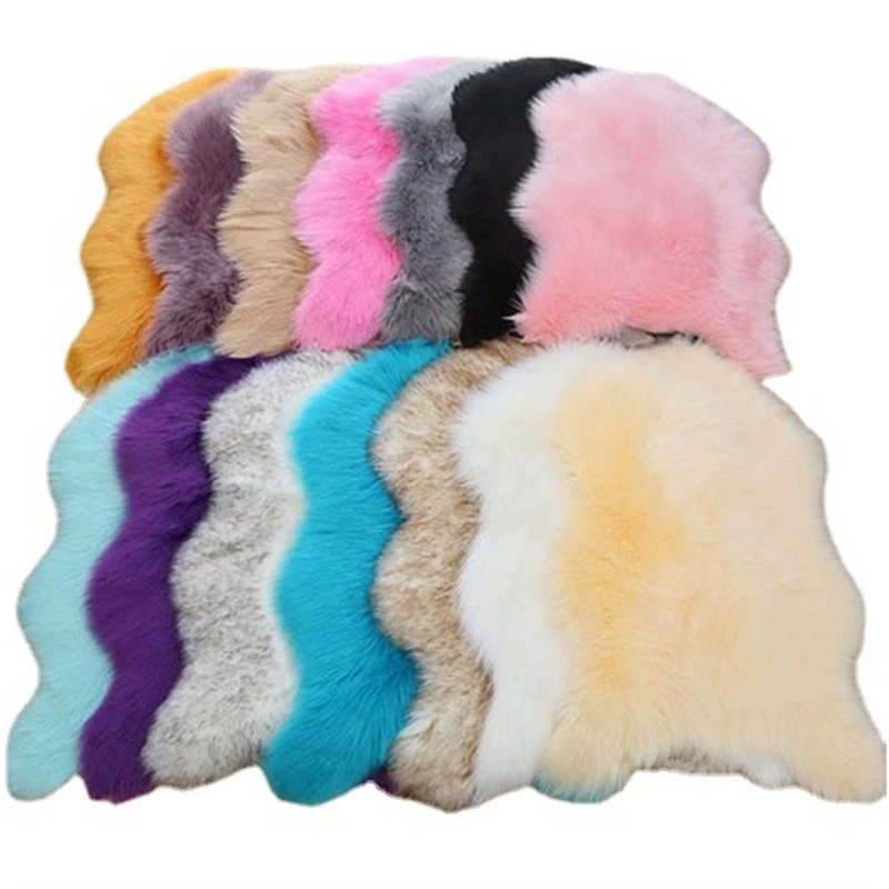 Amazon австралийская подушка для дивана из искусственной шерсти, европейский стиль, плюшевый ковер из цельной козьей кожи, удобная подушка для эркера для спальни