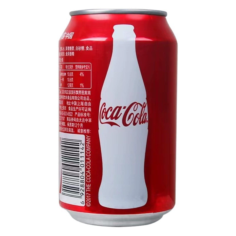 Старая вертикальная версия Coca-Cola 330 мл * 12 банок газированных напитков Торговцы Taobao Могут надписи DIY банок