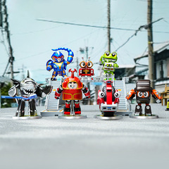 本物の BNFQ アーマードリトルトレジャー ブラインドボックス 第 2 カブダ サメ チリ 幼児おもちゃ 卒業ギフト卸売
