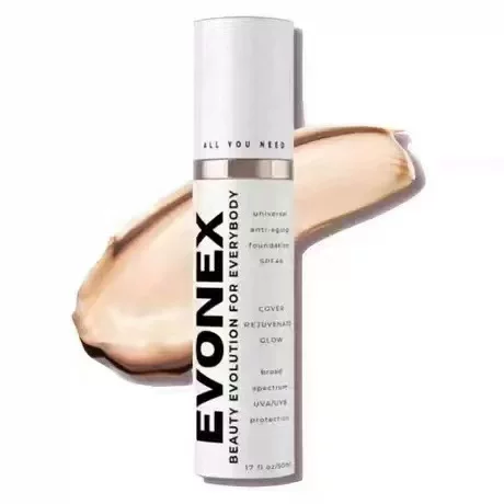 EVONEX AGE DEFYING FOUNDATION light and transparent liquid foundation