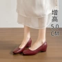 浅口内增高工作复古风女鞋
