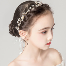 爾洵歐美熱銷新娘飾品 唯美花朵手工串珠頭帶發帶 婚紗頭飾發飾