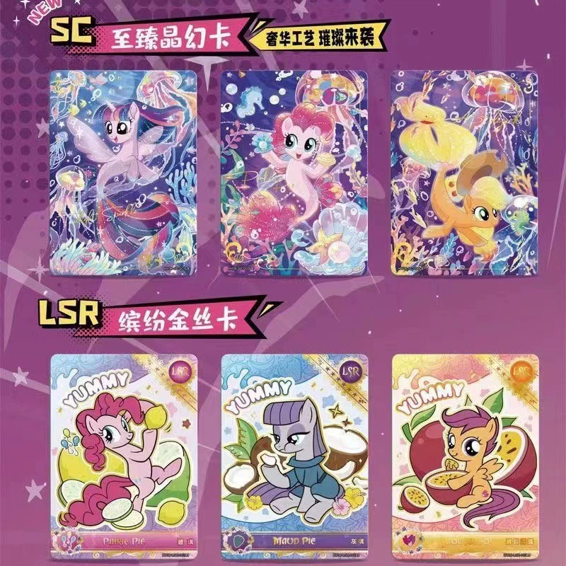 Книга-карточки Pony Rainbow Collection — рыбачьи карты русалки, assorted тематические наборы (различные размеры коробок)