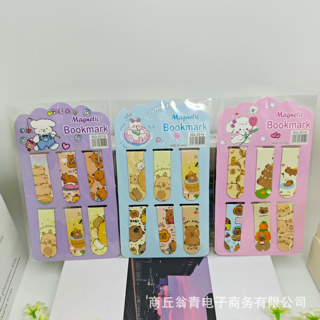 Ventas transfronterizas Hot Stitch 6 en marcadores magnéticos láser de dibujos animados Stitch para estudiantes plegables de doble cara marcadores de clip