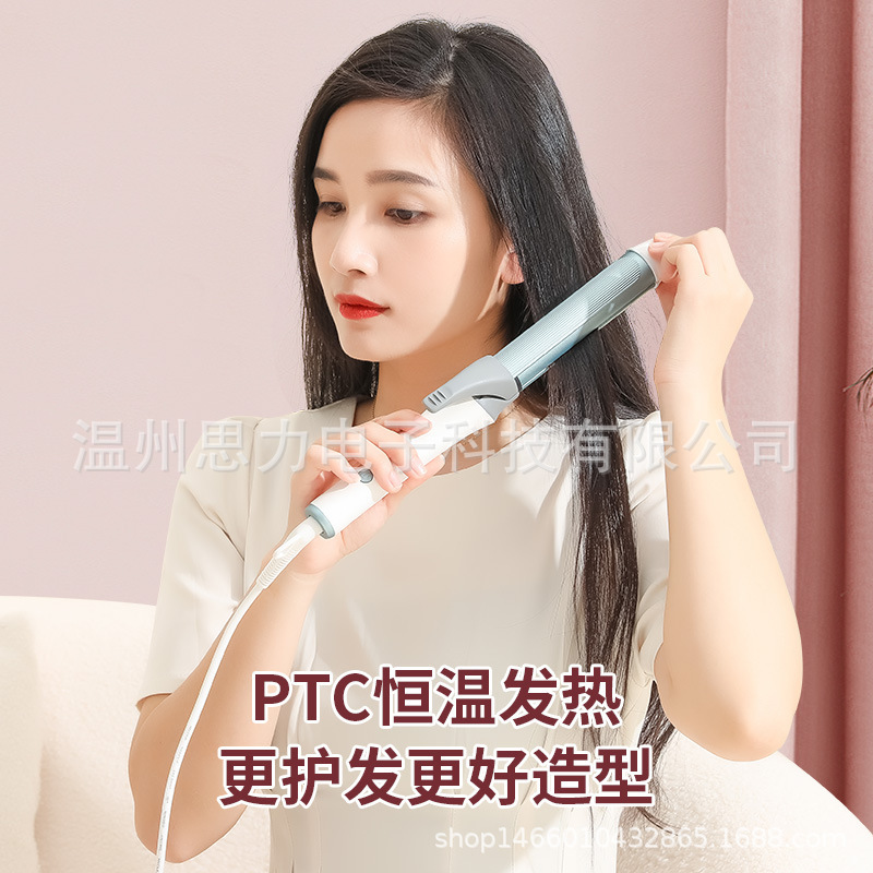 新商品の二合一巻きの髪棒のストレート器の陶磁器の挟み板の乾湿直巻の両用の大きい巻きの中で前髪を掛けて代行します。|undefined