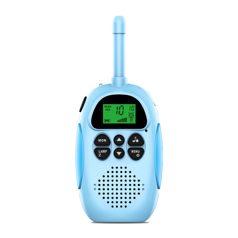 Amazon transfronterizo walkie-talkie para niños de carga portátil al aire libre 3km inalámbrico entre padres e hijos llamada Mini walkie-talkie