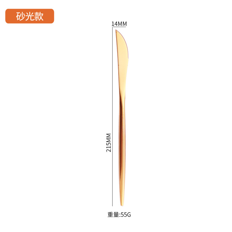 420 oro rosa (cuchillo de comedor)