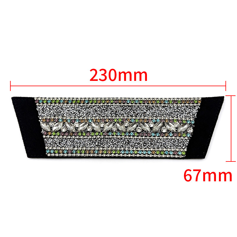 Nuevos accesorios de zapato DIY una sola forma de sandalias de diamante semiacabados zapatillas taladro superior