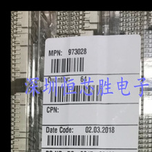 原厂供应973028弯角式母连接器ZD型3对板对板高速插头全新原装