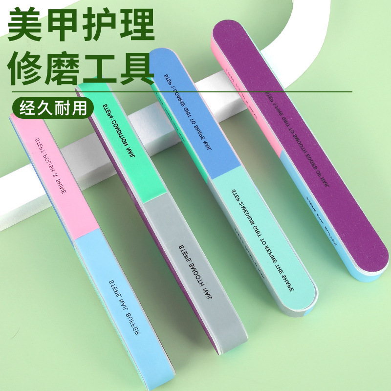 Polishing Nail Surface Seven-Sided Polishing Manicure Polishing Strip Frosted Rubbing Strip Sponge Nail Repair Double-Sided Silver Polishing Stick Polishing Nail Surface Seven-Sided Polishing Manicure Polishing Strip Frosted Rubbing Strip Sponge Nail Repair Double-Sided Silver Polishing Stick