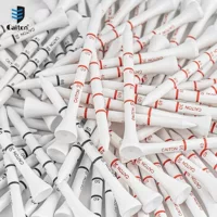 Держатель для мячей для гольфа из бамбука, весы, производитель TEE поставляет бамбуковые полосатые гольф-ти 50 шт./упаковка