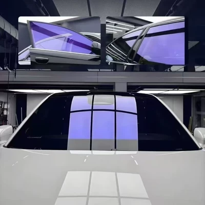 Double Silver Imperial Purple Kt70 Automotive Film