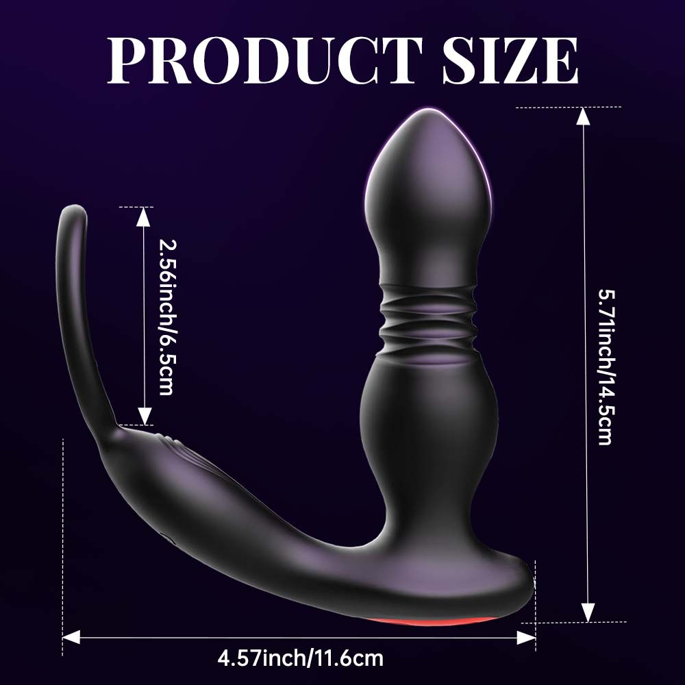 Male Prostate Massager, Anal Protection, Vibrating Masturbator, Sex Toy, Female Retractable Backyard Anal Plug_voghion.com