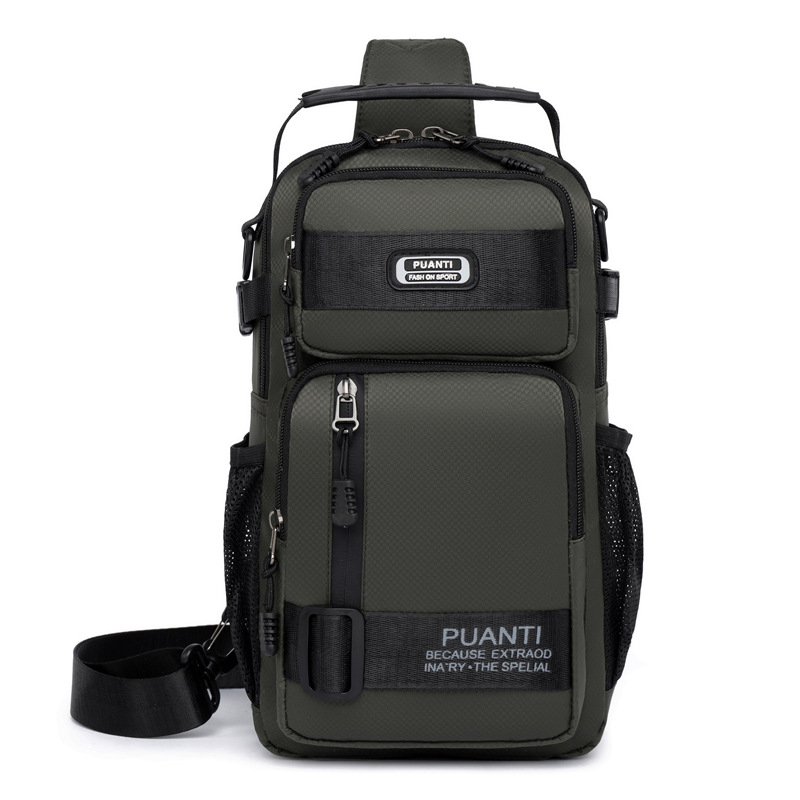 Bolsa de pecho de gran capacidad para hombres transfronterizos, bolsas deportivas de alta calidad para montar, bolsas de hombro para viajar, mochila